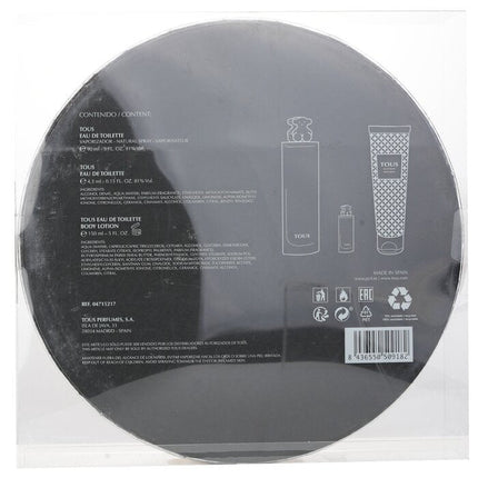 Eau De Toilette Spray 90ml + Eau De Toilette Spray 4.5 Ml + Body Lotion 150ml - 3pcs Tous