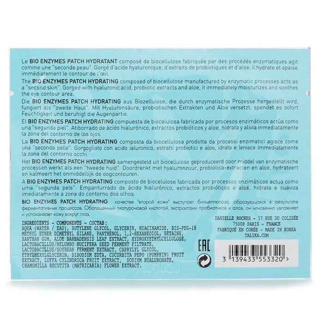 Bio Enzymes Eye Patch Ultra Hydratant - 1pair