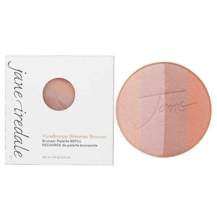Purebronze Shimmer Bronzer Palette Refill - # Peaches & Cream - 9.9g/0.35oz