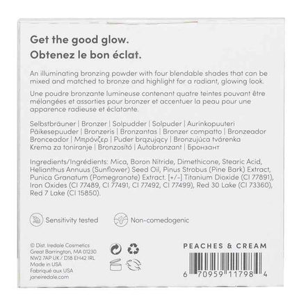 Purebronze Shimmer Bronzer Palette Refill - # Peaches & Cream - 9.9g/0.35oz