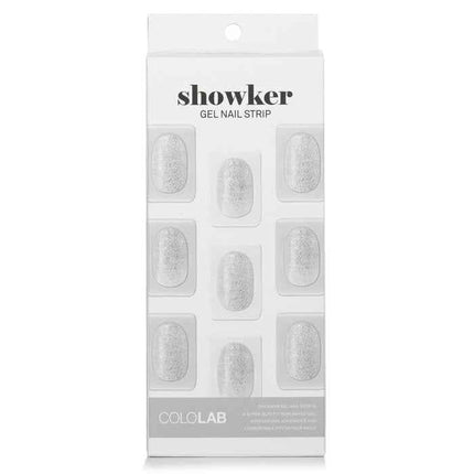 Showker Gel Nail Strip # Cng803 Twinkle Moonlight - 1pcs