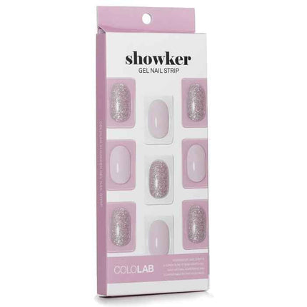 Showker Gel Nail Strip # Csf101 Syrup Pink - 1pcs