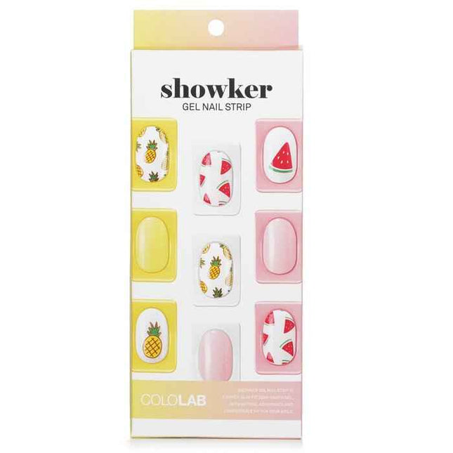 Showker Gel Nail Strip # Cna604 I'm Fine Watermelon - 1pcs