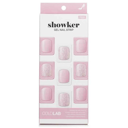 Showker Gel Nail Strip # Cpg107 Romantic Tutu - 1pcs