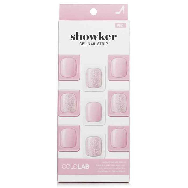 Showker Gel Nail Strip # Cpg107 Romantic Tutu - 1pcs