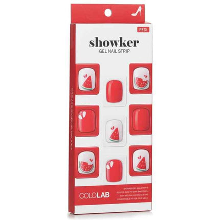 Showker Gel Nail Strip # Cpa505 Cool Watermelon - 1pcs