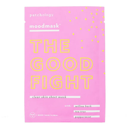 Moodmask The Good Fight Clear Skin Sheet Mask - 20ml/0.705oz Patchology