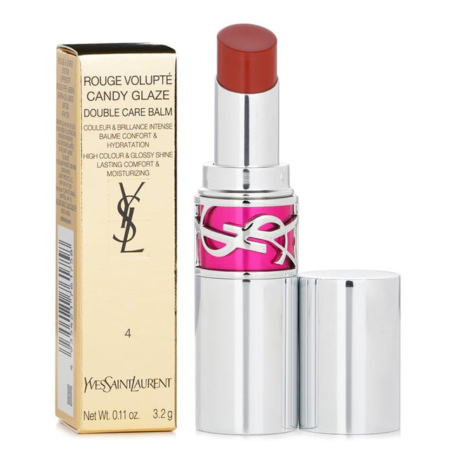 Rouge Volupte Candy Glaze Double Care Balm - # 4 Nude Pleasure - 3.2g/0.11oz Yves Saint Laurent