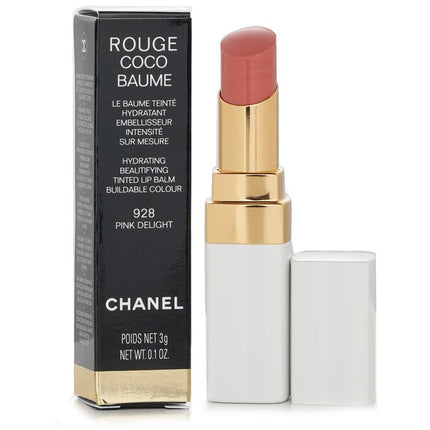Rouge Coco Baume Hydrating Beautifying Tinted Lip Balm - # 928 Pink Delight - 3g/0.1oz Chanel