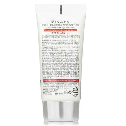 Crystal White Milky Sun Cream Spf 50+/pa+++ - 50ml