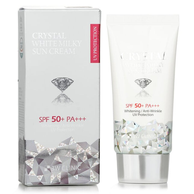Crystal White Milky Sun Cream Spf 50+/pa+++ - 50ml 3w Clinic