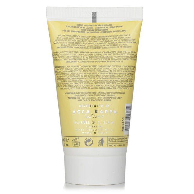 Green Mandarin Hand Cream - 75ml/2.5oz Acca Kappa