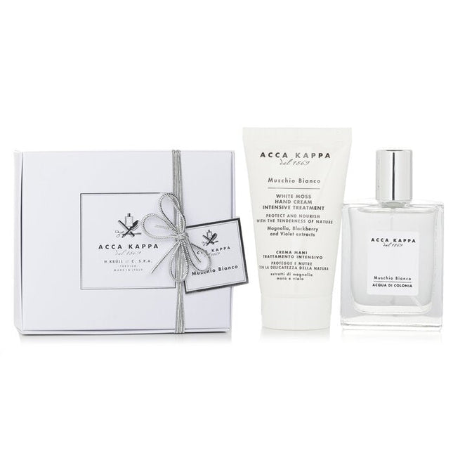 White Moss Cologne & Hand Cream Set - 2pcs Acca Kappa
