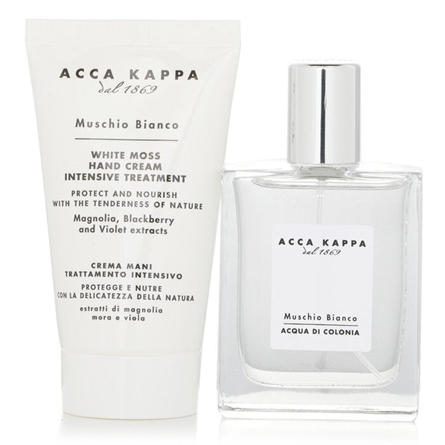 White Moss Cologne & Hand Cream Set - 2pcs Acca Kappa