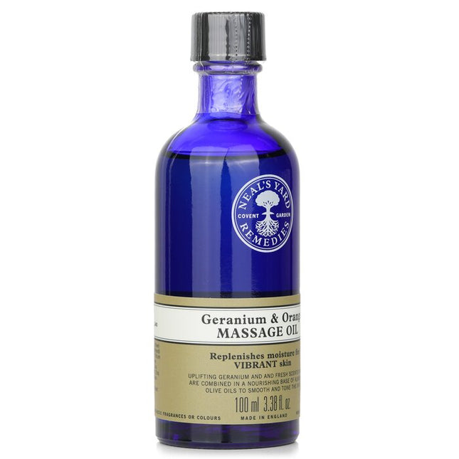 Geranium & Orange Massage Oil - 100ml/3.38oz Neal's Yard Remedies