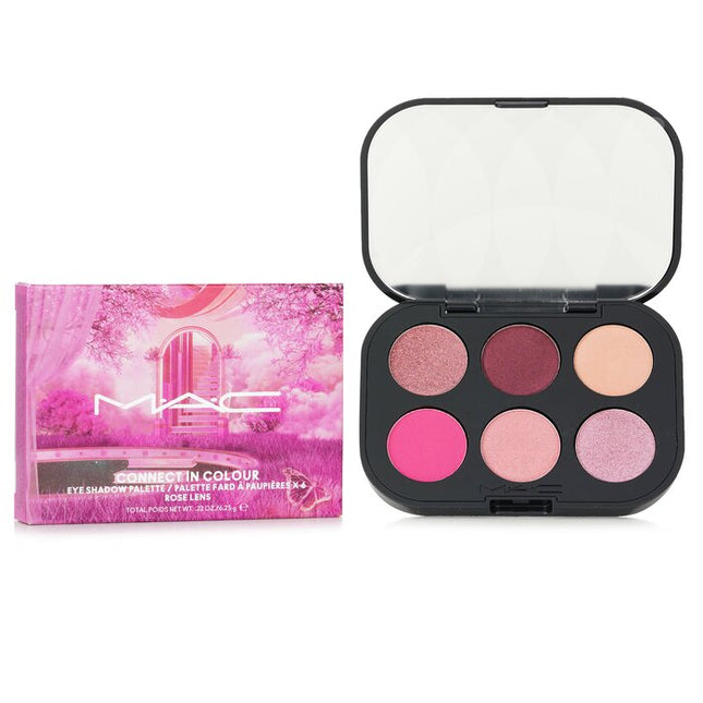 Connect In Colour Eye Shadow (6x Eyeshadow) Palette - # Rose Lens - 6.25g/0.22oz Mac
