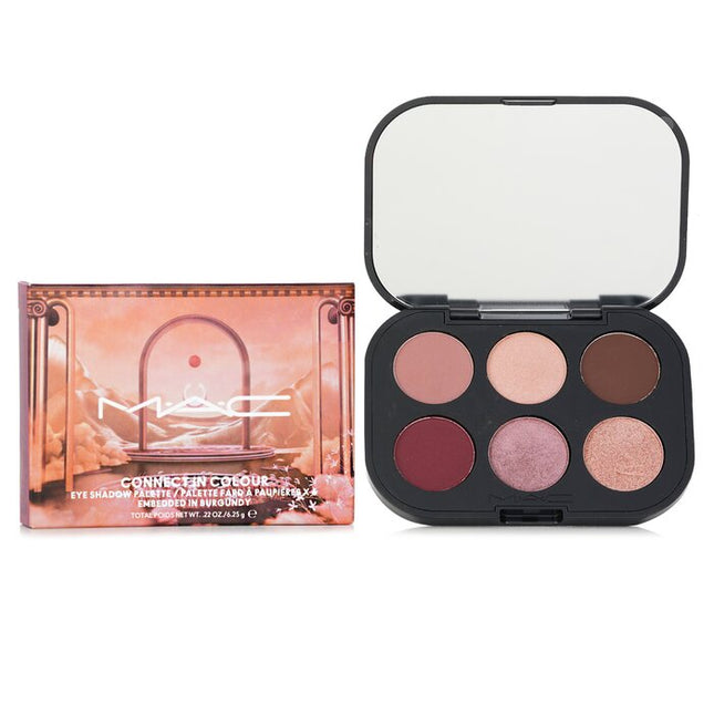 Connect In Colour Eye Shadow Palette (6x Eyeshadow) - # Embedded In Burgundy - 6.25g/0.22oz Mac