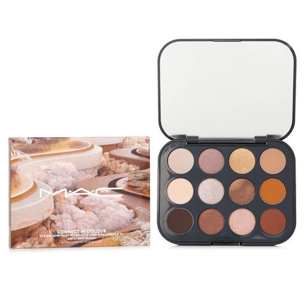 Connect In Colour Eye Shadow (12x Eyeshadow) Palette - # Unfiltered Nudes - 12.2g/0.43oz Mac