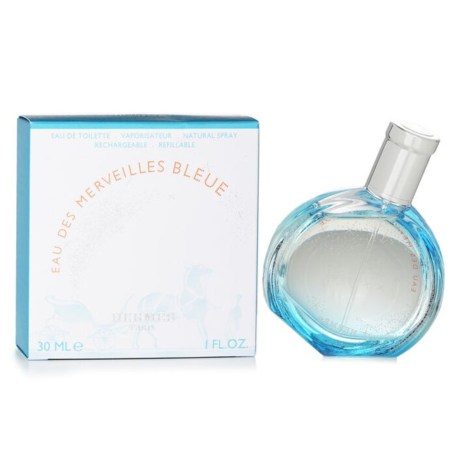 Eau Des Merveilles Bleue Refillable Eau De Toilette Spray - 30ml/1oz Hermes