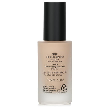 Double Lasting Foundation Spf 35 - #25n1 Tan - 30g/1.05oz Etude House