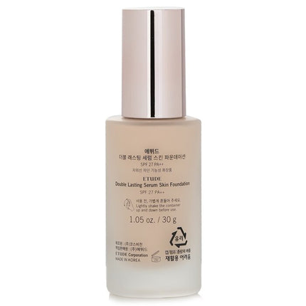 Double Lasting Serum Skin Foundation Spf 27 - # 17n1 Neutral Vanilla - 30g/1.05oz Etude House