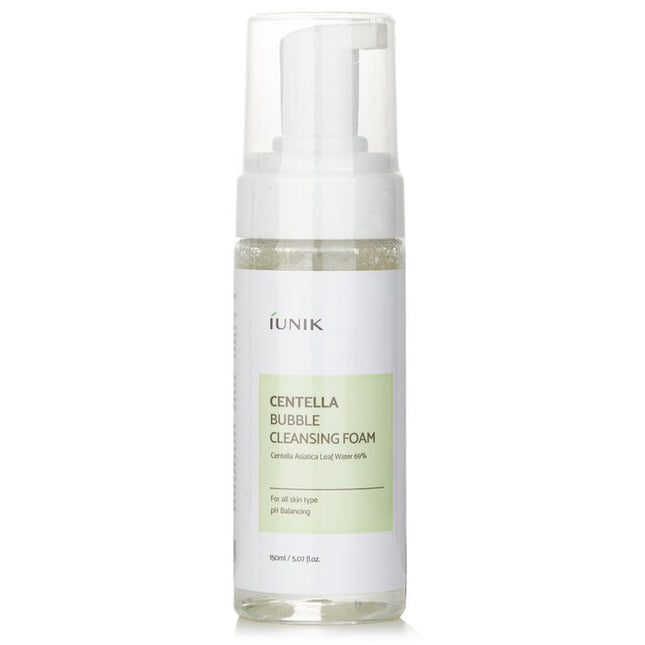 Centella Bubble Cleansing Foam - For All Skin Type - 150ml/5.07oz Iunik