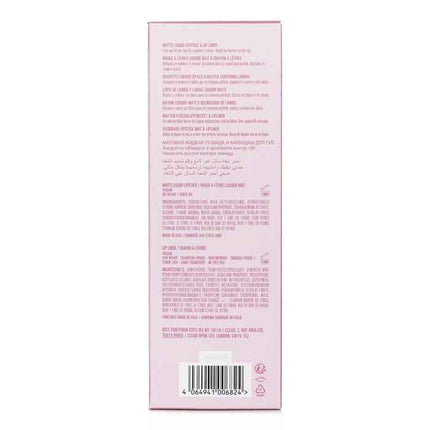 Matte Lip Kit: Matte Liquid Lipstick 3ml + Lip Liner 1.1g - # 300 Koko K - 2pcs