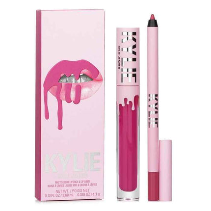Matte Lip Kit: Matte Liquid Lipstick 3ml + Lip Liner 1.1g - # 102 Extraordinary - 2pcs