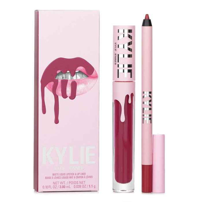 Matte Lip Kit: Matte Liquid Lipstick 3ml + Lip Liner 1.1g - # 103 Better Not Pout - 2pcs
