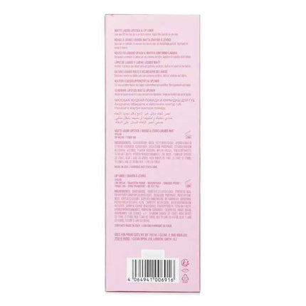 Matte Lip Kit: Matte Liquid Lipstick 3ml + Lip Liner 1.1g - # 103 Better Not Pout - 2pcs