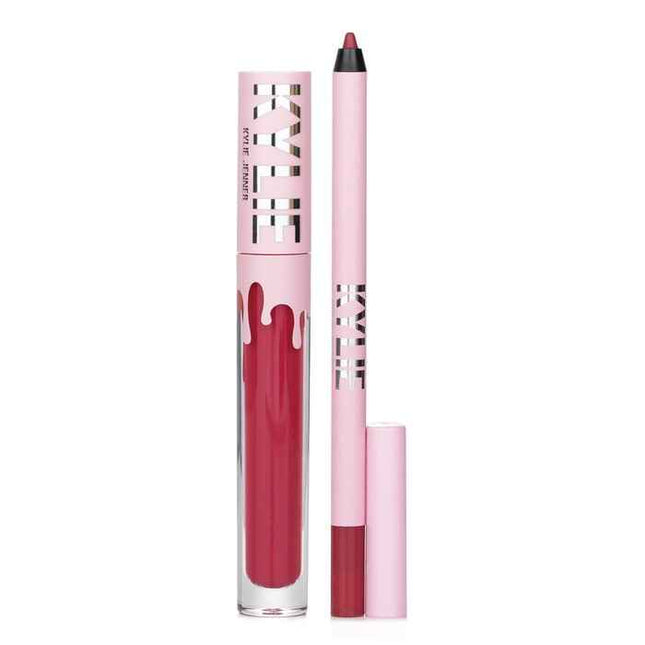 Matte Lip Kit: Matte Liquid Lipstick 3ml + Lip Liner 1.1g - # 401 Victoria - 2pcs
