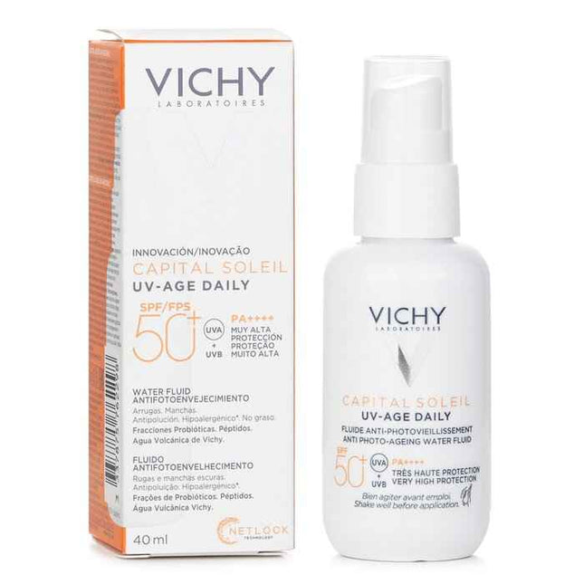 Capital Soleil Uv Age Daily Anti Photo Ageing Water Fluid Spf 50 (for All Skin Types) - 40ml