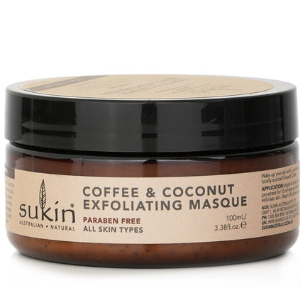 Natural Coffee & Coconut Exfoliating Masque - 100ml/3.38oz Sukin