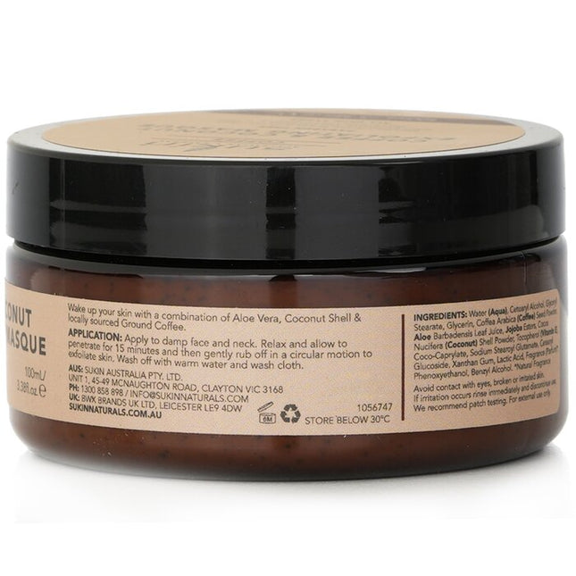 Natural Coffee & Coconut Exfoliating Masque - 100ml/3.38oz Sukin