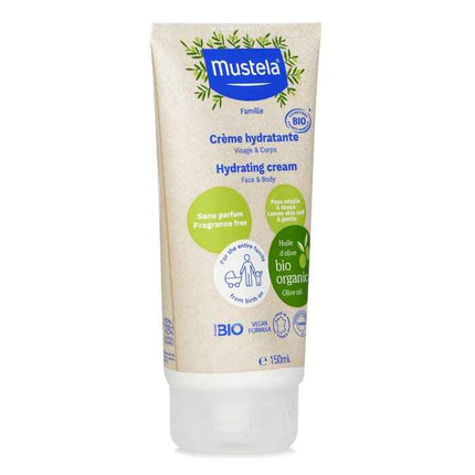 Organic Hydrating Face And Body Cream With Olive Oil (fragrance Free) - 150ml/5oz
