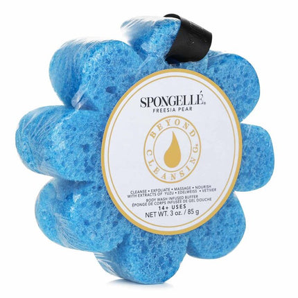 Wild Flower Soap Sponge - Freesia Pear (blue) - 1pc/85g Spongelle