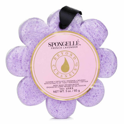 Wild Flower Soap Sponge - French Lavender (purple) - 1pc Spongelle