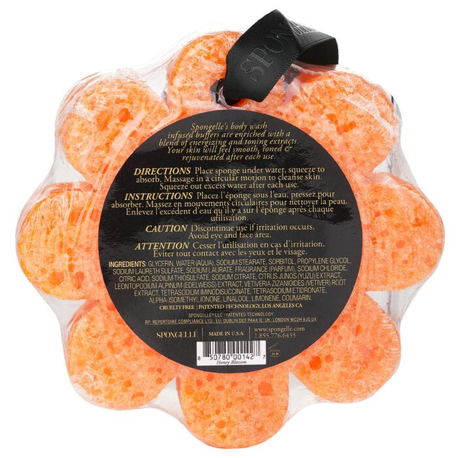 Wild Flower Soap Sponge - Honey Blossom (orange) - 1pc/85g Spongelle