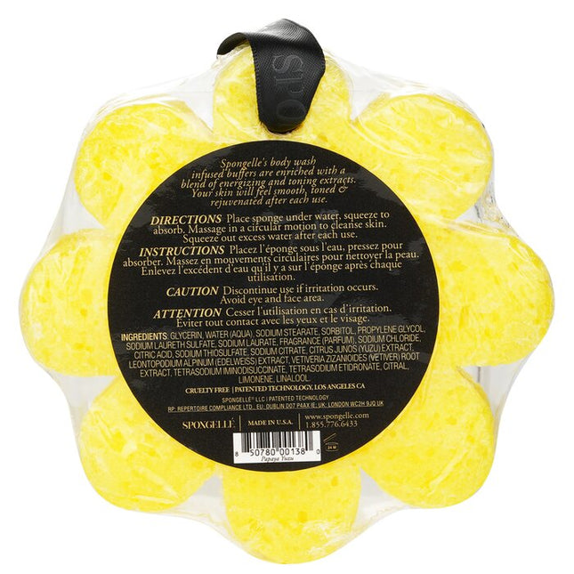 Wild Flower Soap Sponge - Papaya Yuzu (yellow) - 1pc/85g Spongelle