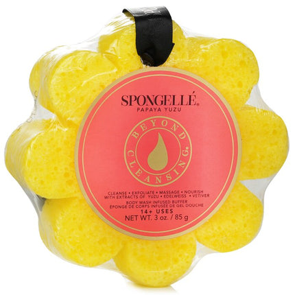 Wild Flower Soap Sponge - Papaya Yuzu (yellow) - 1pc/85g Spongelle