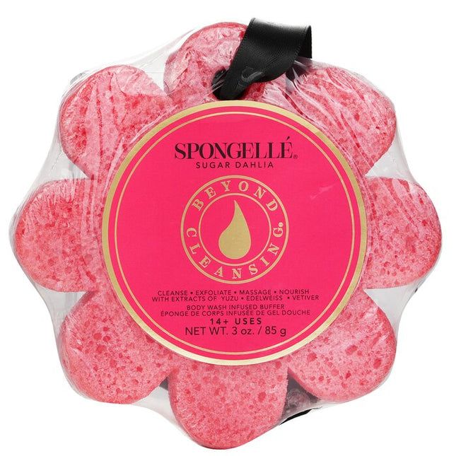 Wild Flower Soap Sponge - Sugar Dahlia (red) - 1pc/85g Spongelle