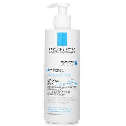 Lipikar Baume Light Ap+m Moisturiser - 400ml/13.5oz