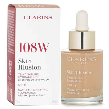 Skin Illusion Natural Hydrating Foundation Spf 15 #108w - 30ml/1oz