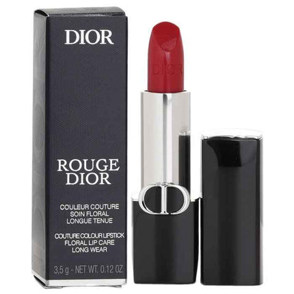 Rouge Dior Couture Colour Velvet & Satin Finishes Lipstick - # 999 Satin Finish - 3.5g/0.12oz