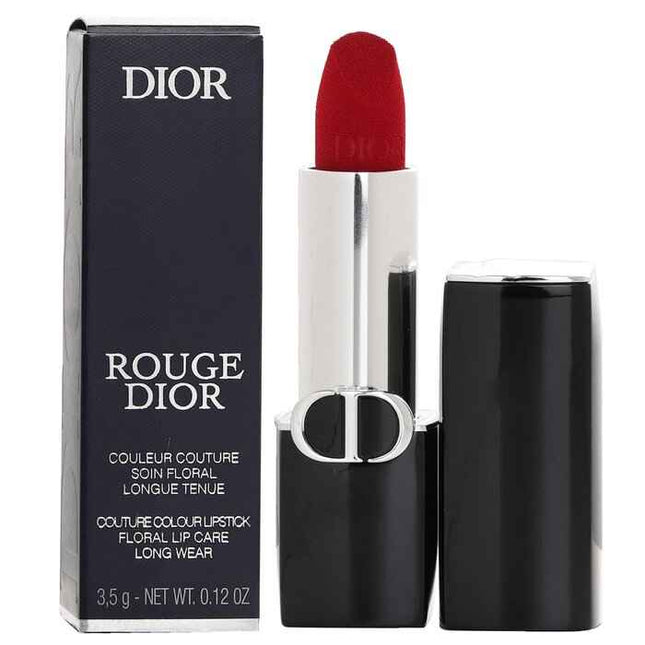 Rouge Dior Couture Colour Velvet & Satin Finishes Lipstick - # 999 Velvet Finish - 3.5g/0.12oz