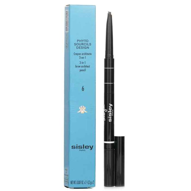 Phyto Sourcils Design 3 In 1 Brow Architect Pencil - # 6 Espresso - 0.2gx2