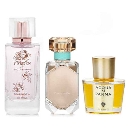 Maison W X Acqua Di Parma X Tiffany & Co.-rose & Magnolia Nobile Eau De Parfum Spray Bundle - 3pcs