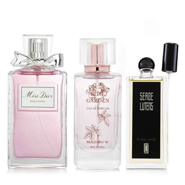 Maison W X Miss Dior X Serge Luten-rose & Un Bois Vanille Eau De Parfum Spray Bundle - 3pcs