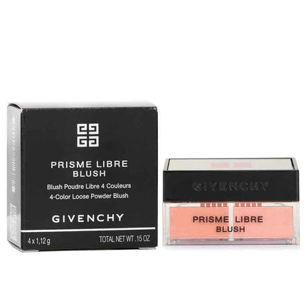 Prisme Libre Blush 4 Color Loose Powder Blush - # 6 Flanelle Rubis - 4x1.12g/0.15oz