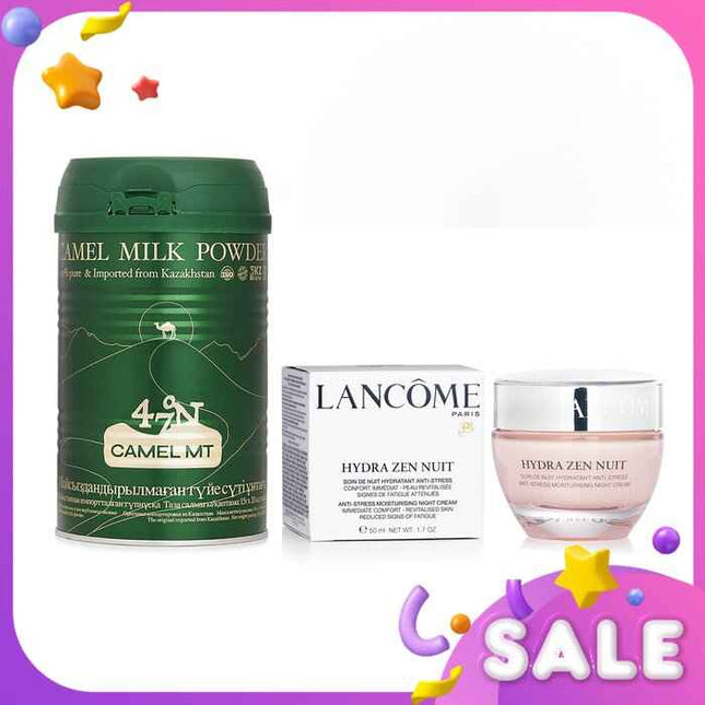 Camel Mt Camel Milk Powder + Lancome Hydra Zen Nuit Night Cream - 2pcs